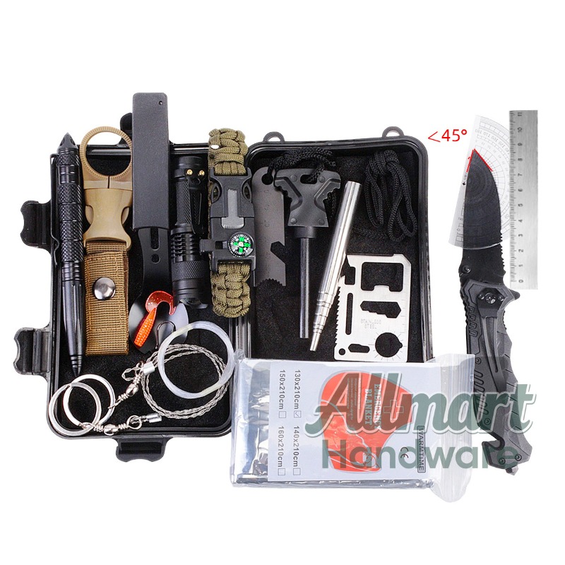 Survival Kit - Kotak alat bertahan hidup EDC portabel