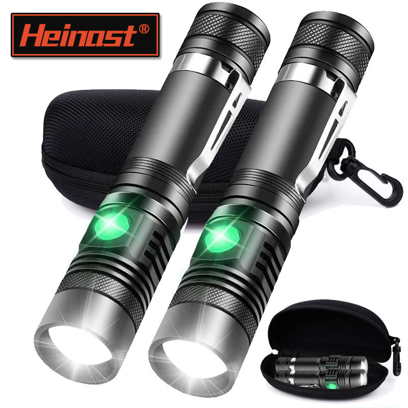 Outdoor Camping Adventure Lamp - Senter Tangan T6 Isi Ulang Menggunakan