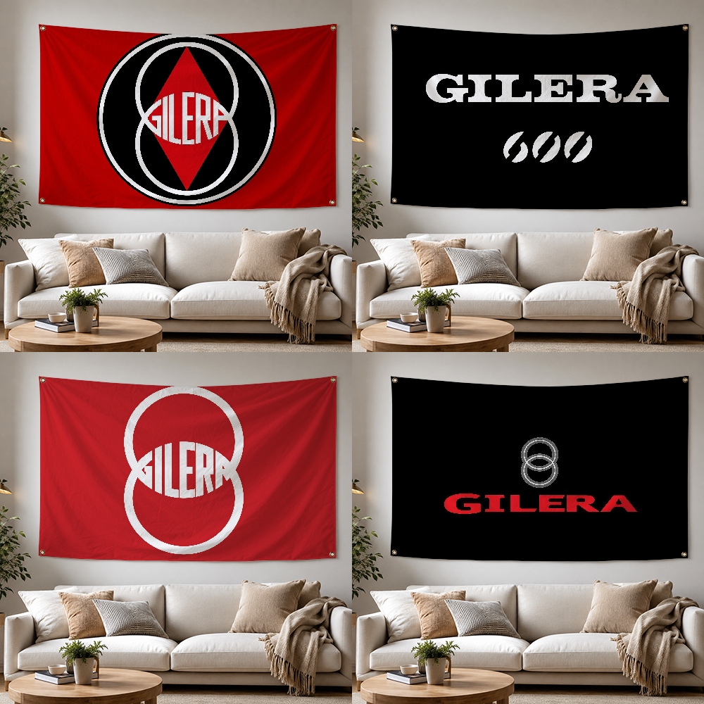 Camping Quad - Bendera Luar Ruangan Merek G-Gilera Moto