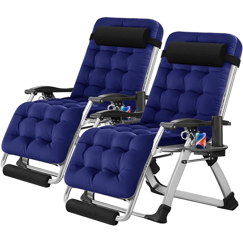 Outdoor Oversized Camping Chair - Kursi Zero Gravity yang Dilebarkan 29