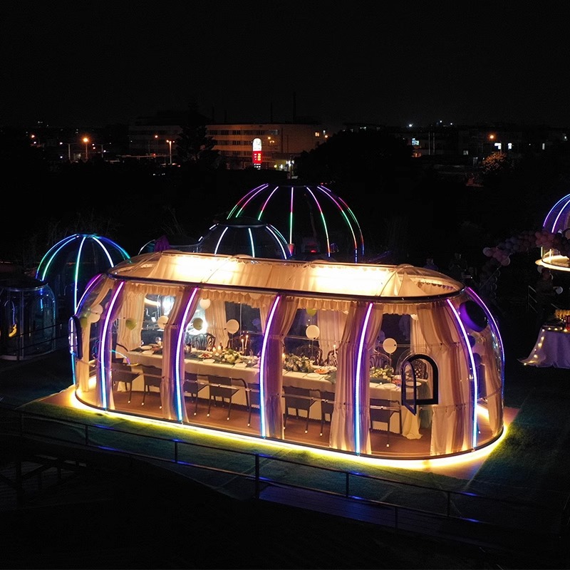 Outdoor Camping And Glamping - Tenda Kubah Langit Berbintang Transparan untuk