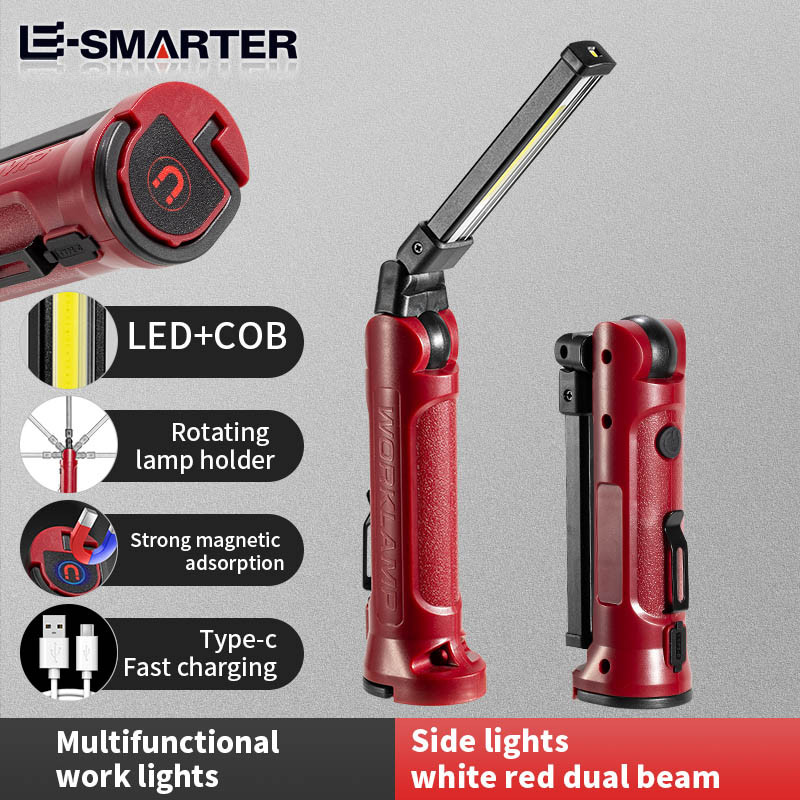 Outdoor Camping Adventure Lamp - Lampu Kerja LED COB Senter Lipat