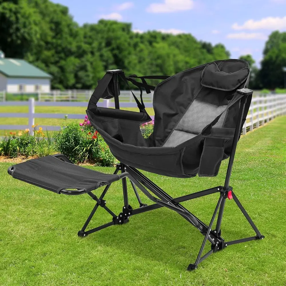 Outdoor Oversized Camping Chair - Kursi Hammock Camping Ukuran Besar Portabel