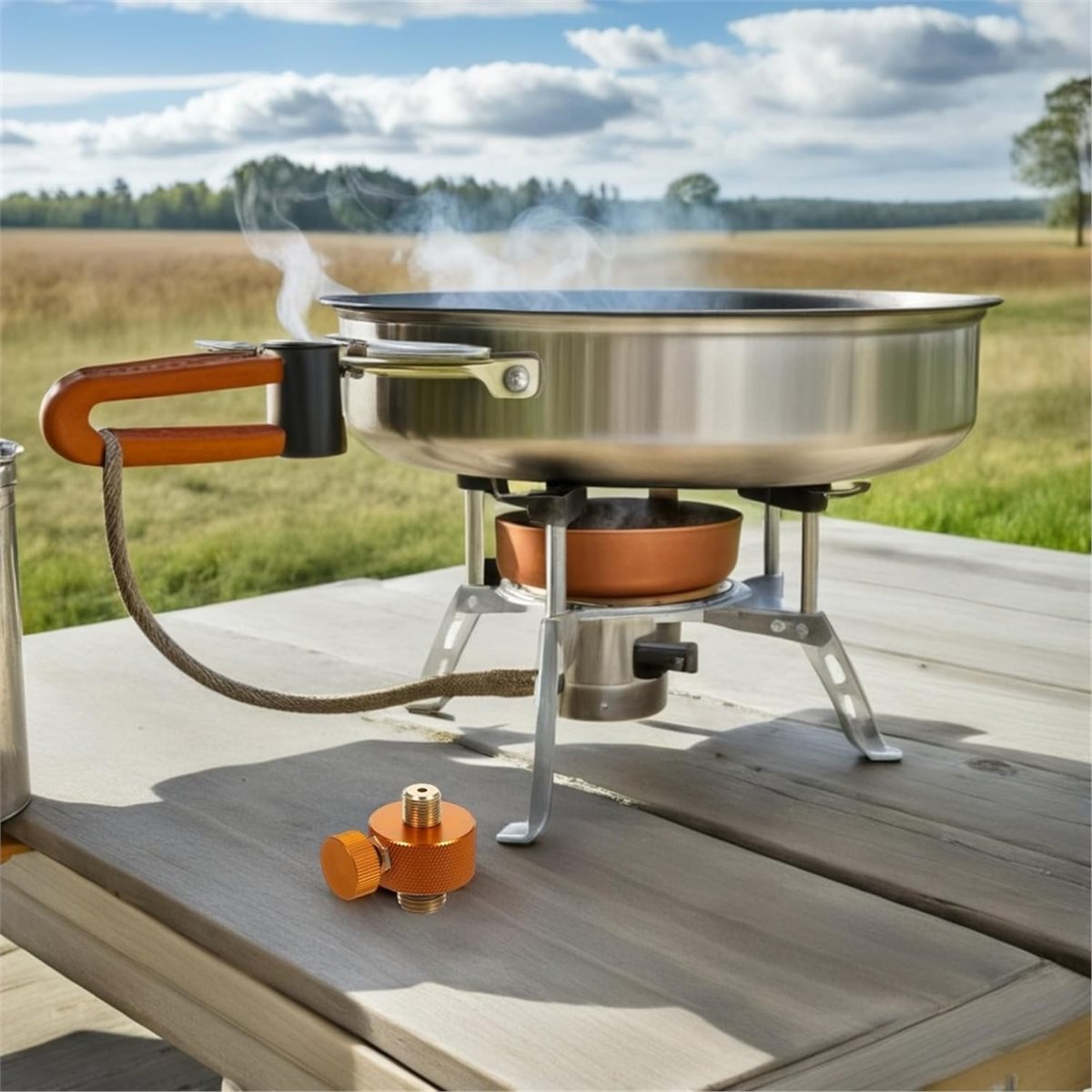 Outdoor Und Camping - Adaptor Kompor Gas Camping Dengan Sambungan