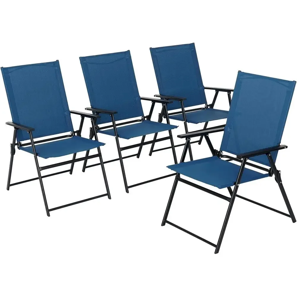 Outdoor Camping Dining Set - Set Meja Makan Teras 4-Potong dengan