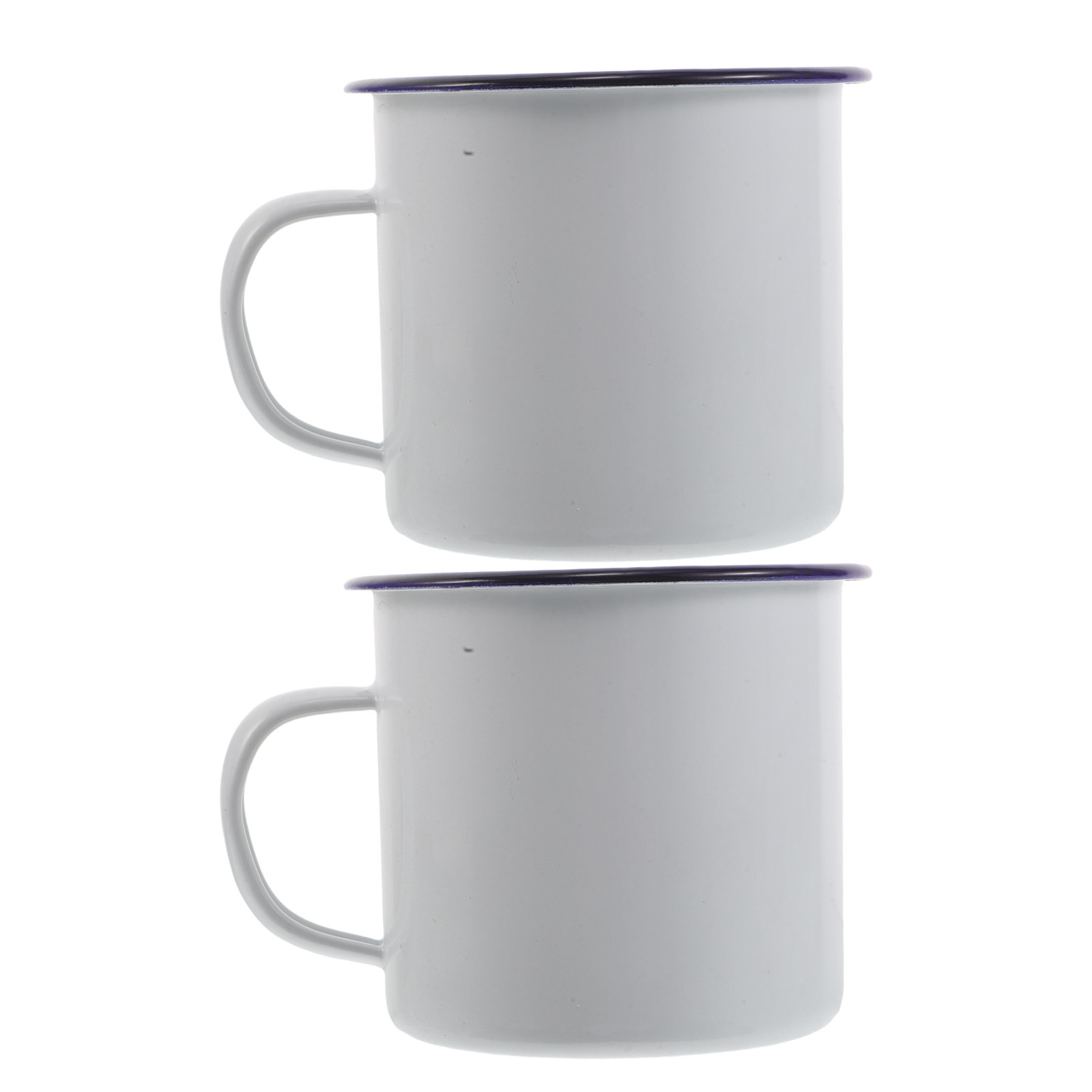 Outdoor Camping Winter - 2Pcs Set Cangkir Kopi Enamelware Retro,