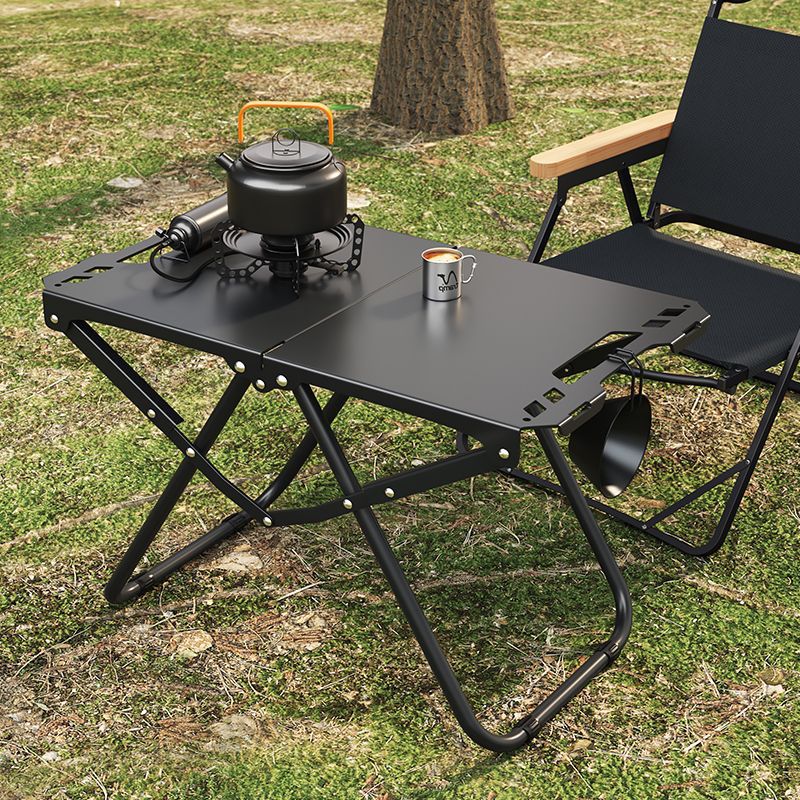 Outdoor Activities In Camping - Meja Lipat Baja Karbon Portabel untuk