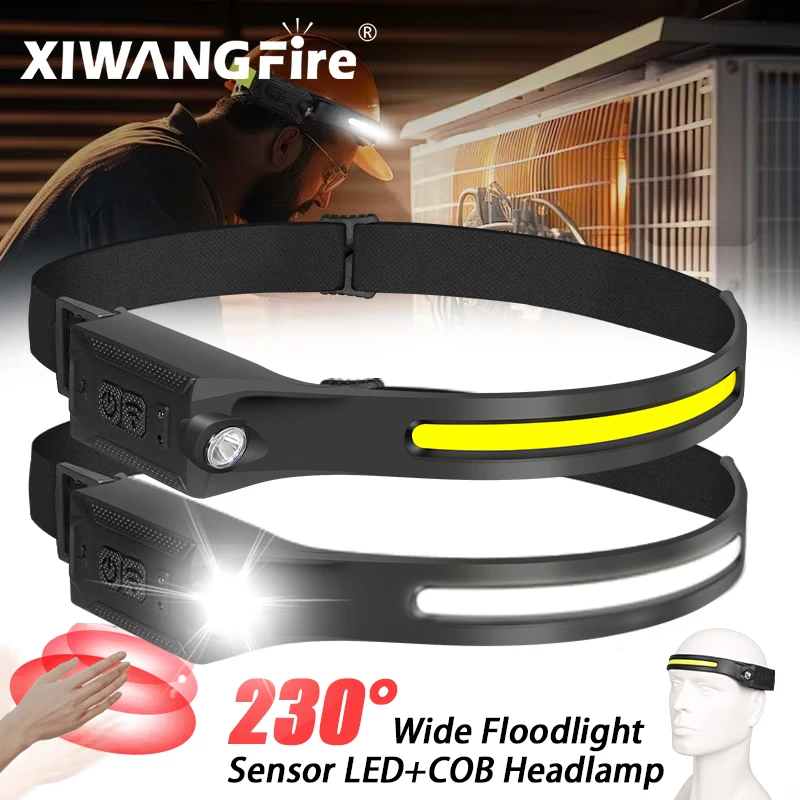 Outdoor Camping Adventure Lamp - Lampu Kepala LED Isi Ulang, 3
