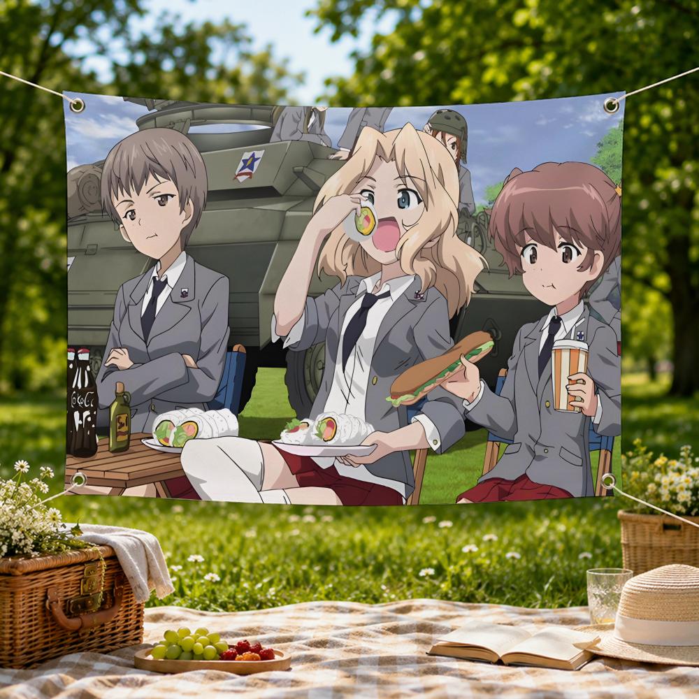 Bendera Anime Militer Girls Un - Outdoor Und Camping ulasan dan harga