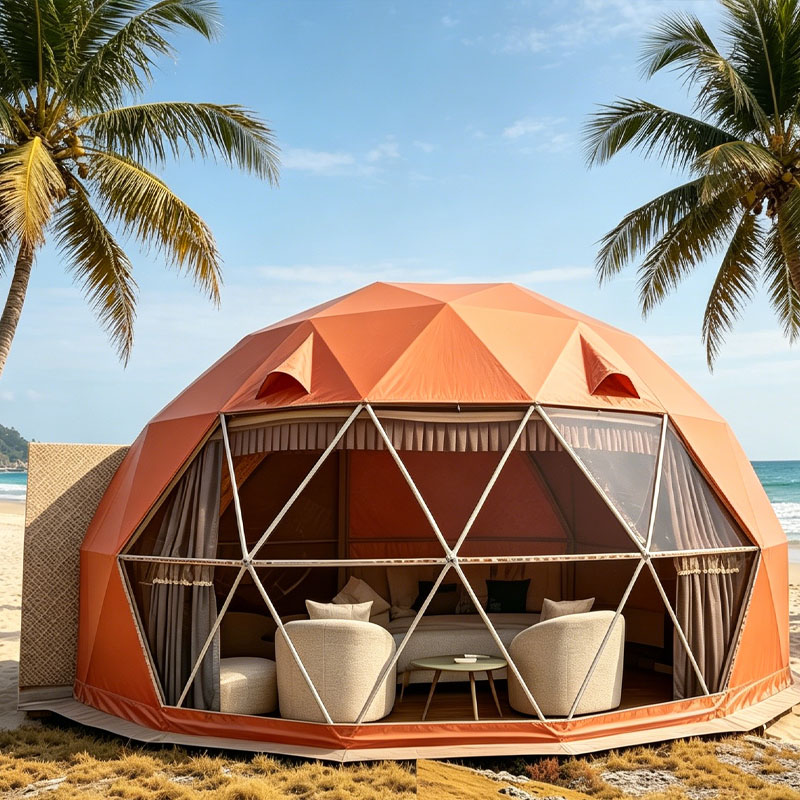Tenda Dome Geodesik Mewah untu - Outdoor Camping And Glamping ulasan dan harga