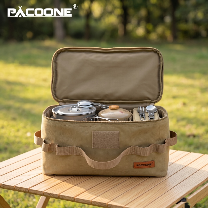 PACOONE Tas Penyimpanan Portab - Outdoor Camping Cooking Equipment ulasan dan harga