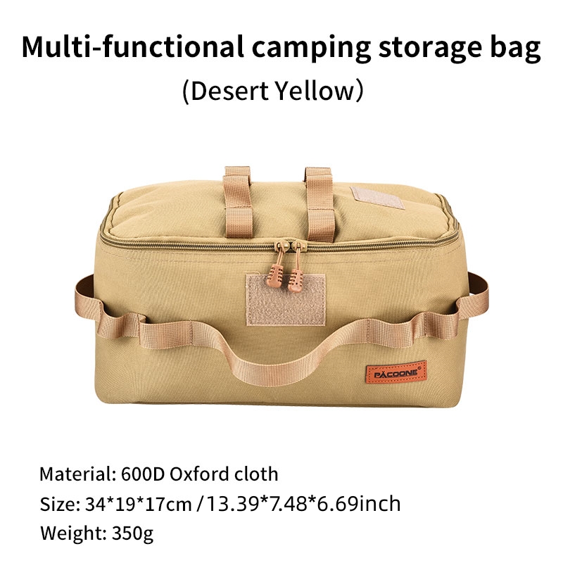 PACOONE Tas Penyimpanan Portab - Outdoor Camping Cooking Equipment ulasan dan harga