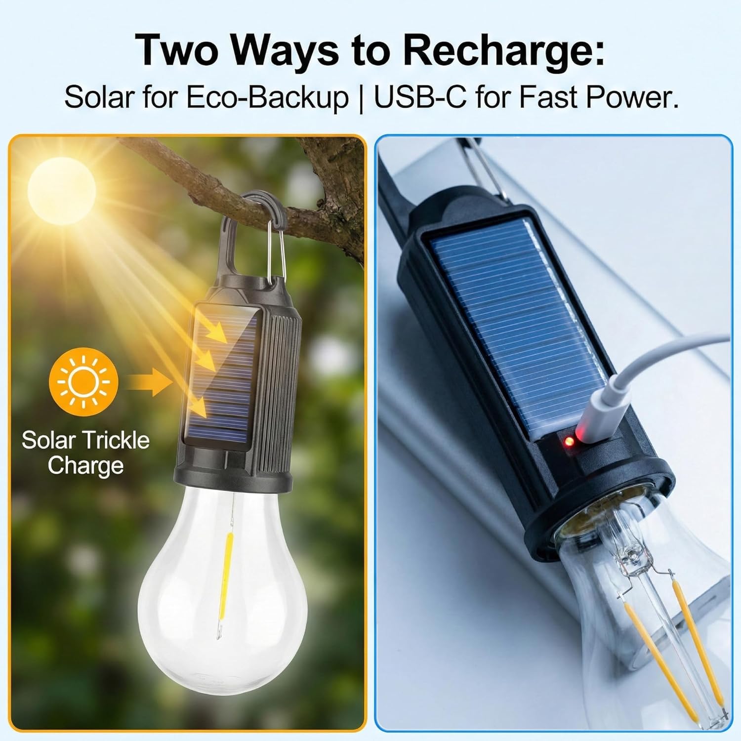 Lampu Kemah LED Tenaga Surya T - Outdoor Camping Adventure Lamp ulasan dan harga