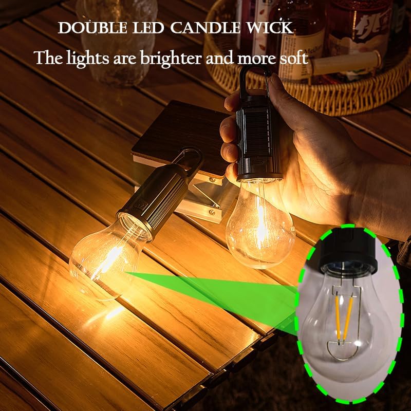 Lampu Kemah LED Tenaga Surya T - Outdoor Camping Adventure Lamp ulasan dan harga
