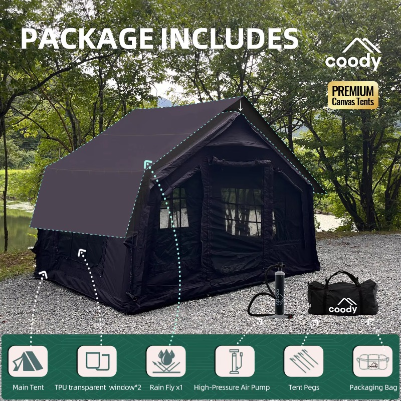 Tenda Udara Tiup YTYIN Coody 8 - Outdoor Camping And Glamping ulasan dan harga