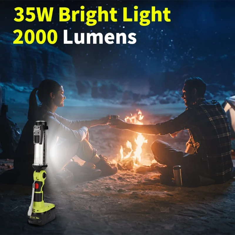 Lampu Kerja LED untuk Ryobi ON - Outdoor Camping Adventure Lamp ulasan dan harga