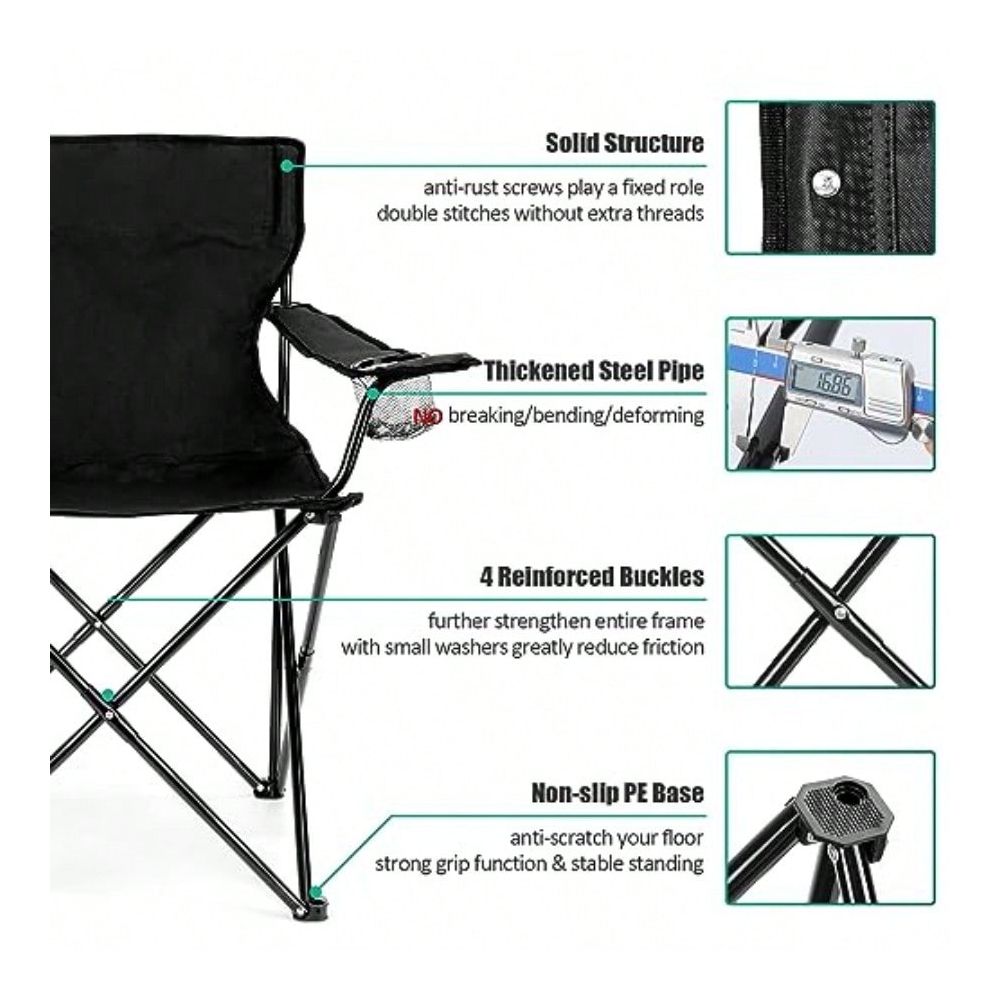 Kursi, Kursi Lipat Ukuran Besa - Outdoor Oversized Camping Chair ulasan dan harga