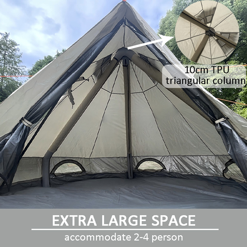 Tenda Tiup-3m Tenda Bell Tiup  - Outdoor Camping And Glamping ulasan dan harga