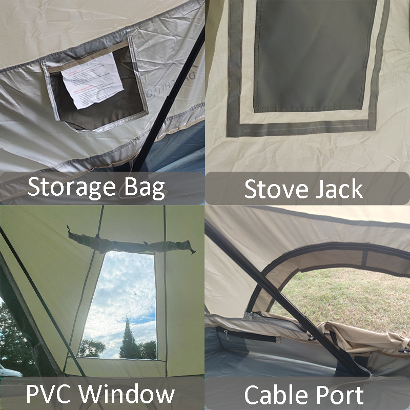 Tenda Tiup-3m Tenda Bell Tiup  - Outdoor Camping And Glamping ulasan dan harga