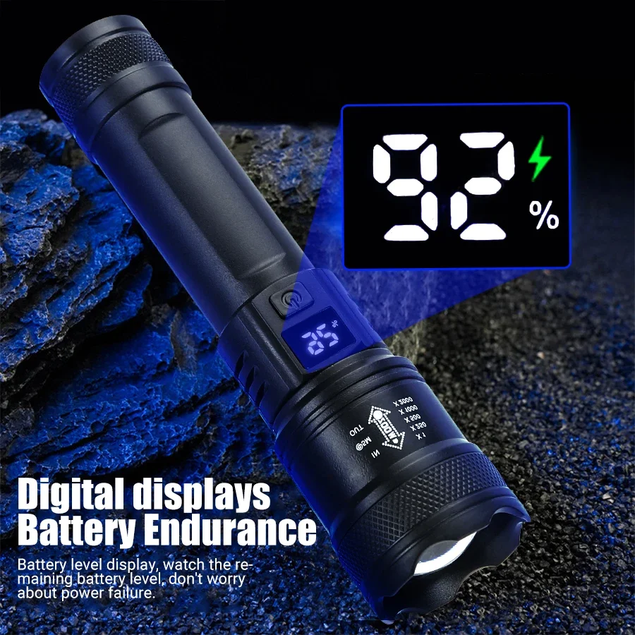 Lampu senter LED kuat 9900LM,  - Outdoor Camping Adventure Lamp ulasan dan harga