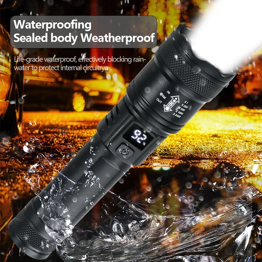 Lampu senter LED kuat 9900LM,  - Outdoor Camping Adventure Lamp ulasan dan harga