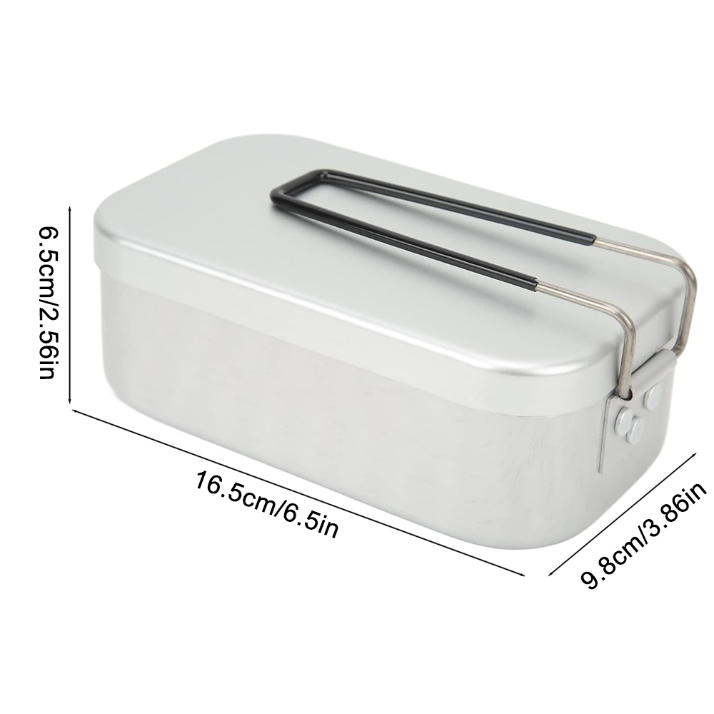 Kotak makan siang aluminium 80 - Outdoor Camping Cooking Equipment ulasan dan harga
