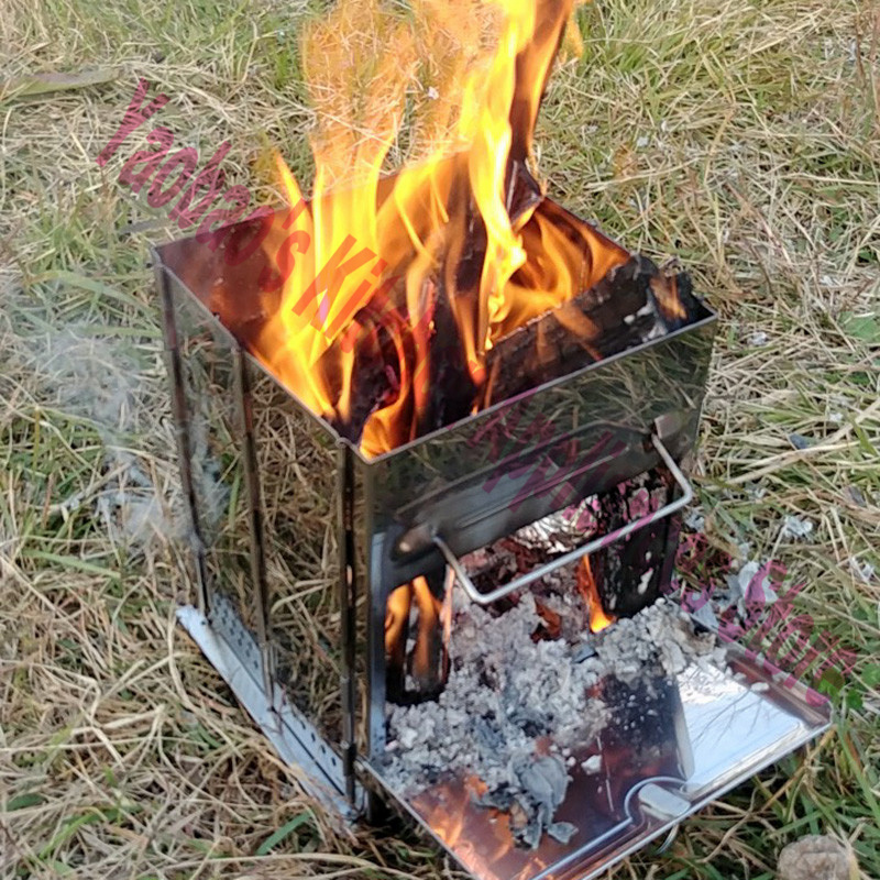Kompor Kayu Peralatan Berkemah - Outdoor Camping Cooking Equipment ulasan dan harga