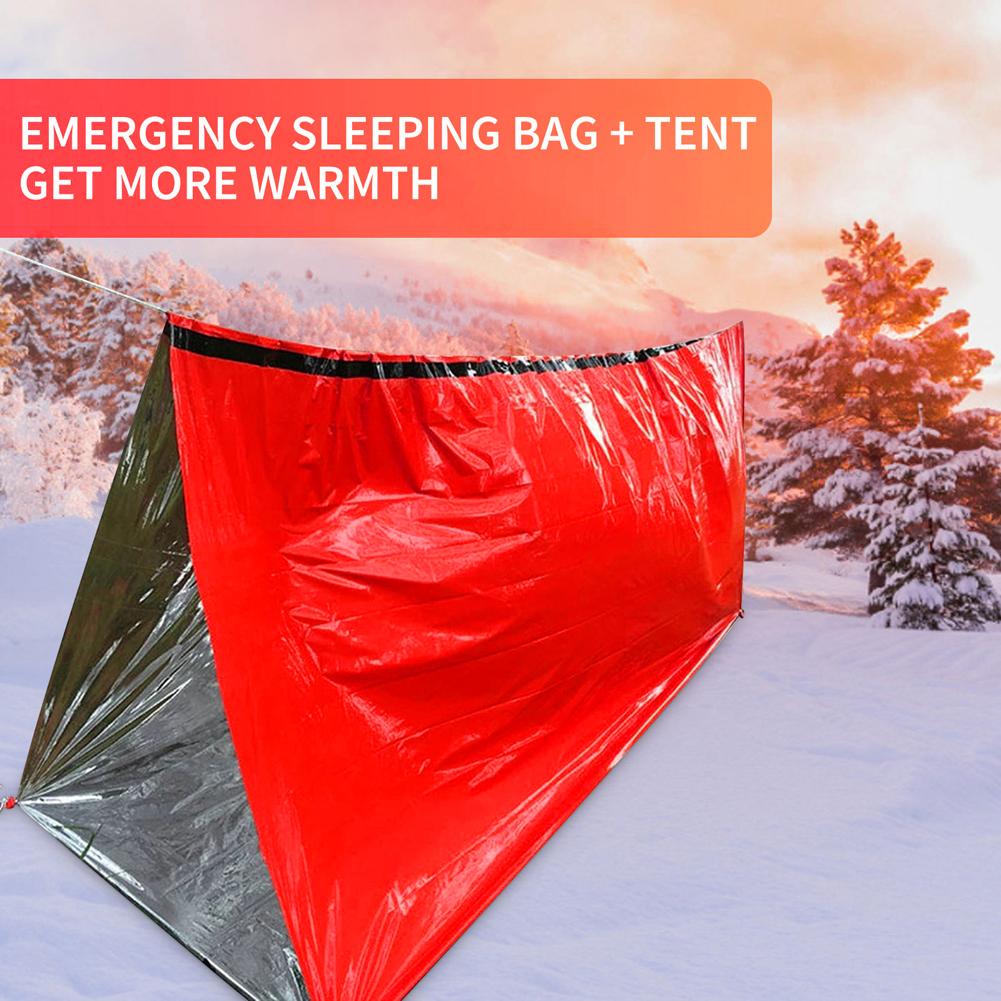 Kantong Tidur Darurat Tahan Ai - Survival Kit ulasan dan harga