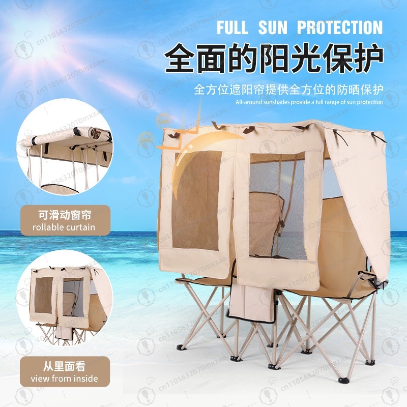 Kursi lipat ganda untuk berkem - Outdoor Camping Chairs Folding ulasan dan harga