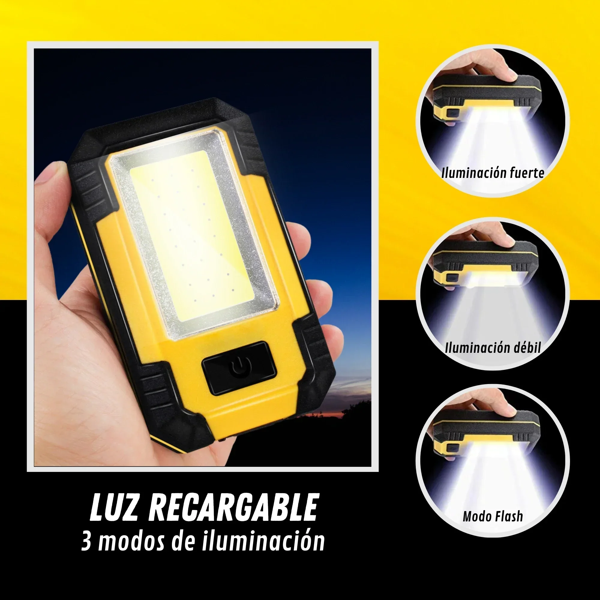 Lampu kerja dapat diisi ulang  - Outdoor Camping Adventure Lamp ulasan dan harga