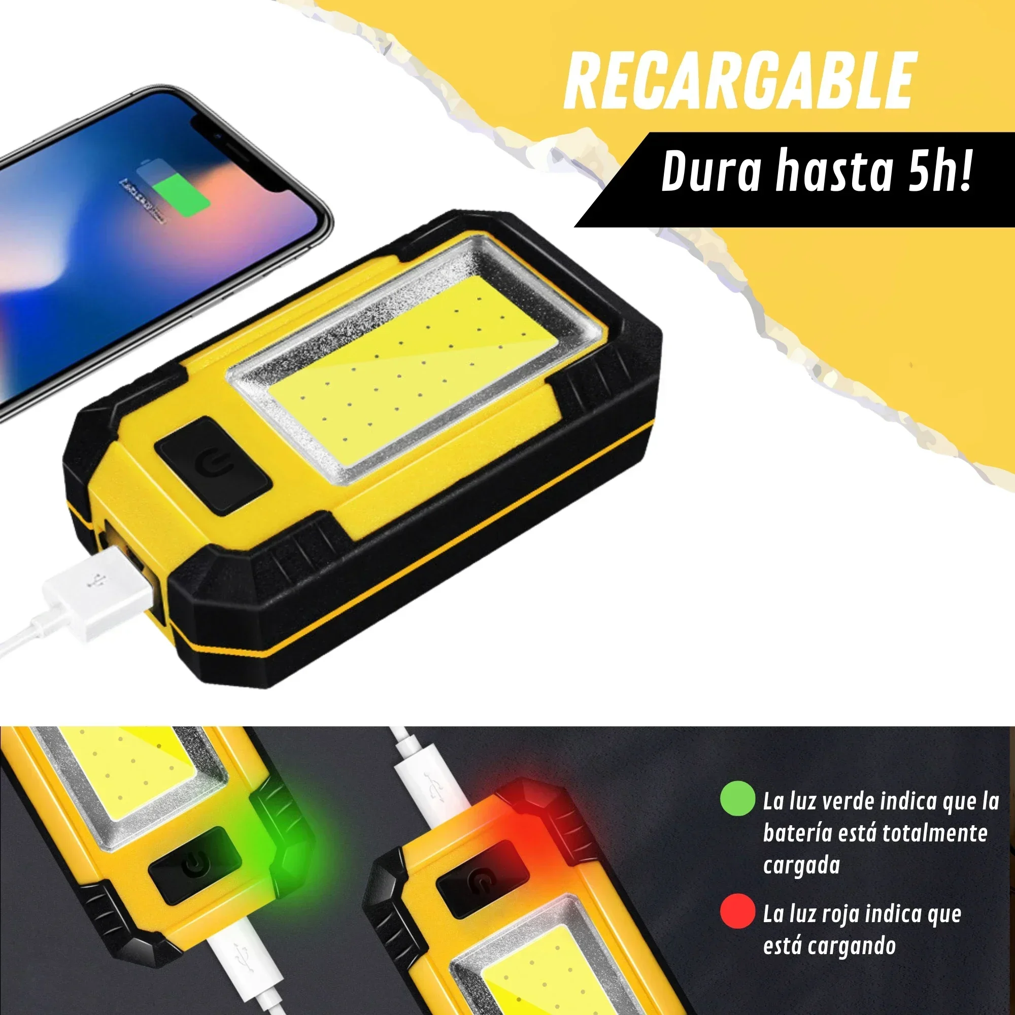 Lampu kerja dapat diisi ulang  - Outdoor Camping Adventure Lamp ulasan dan harga