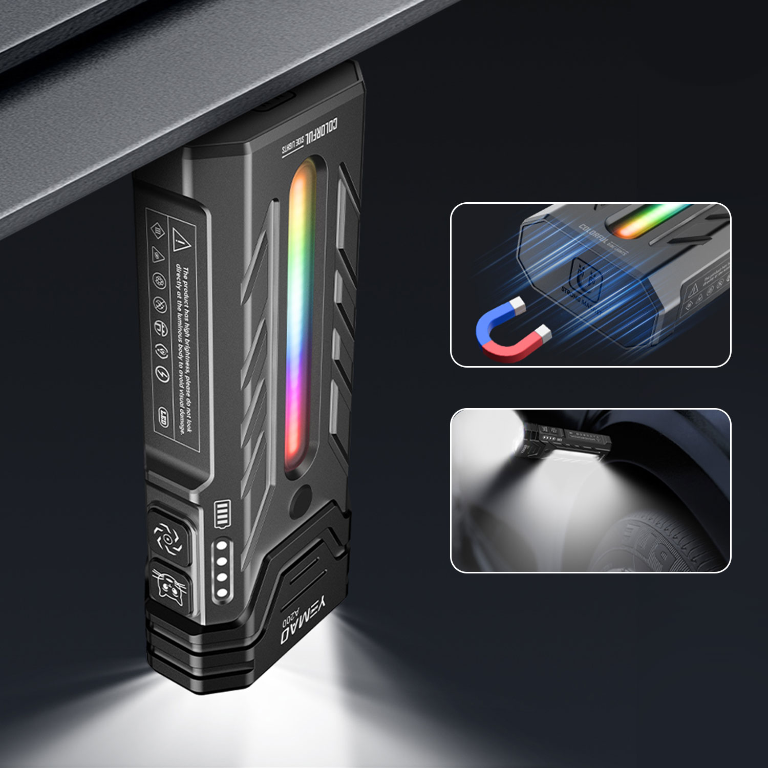 Senter LED RGB Portabel Multif - Outdoor Camping Adventure Lamp ulasan dan harga