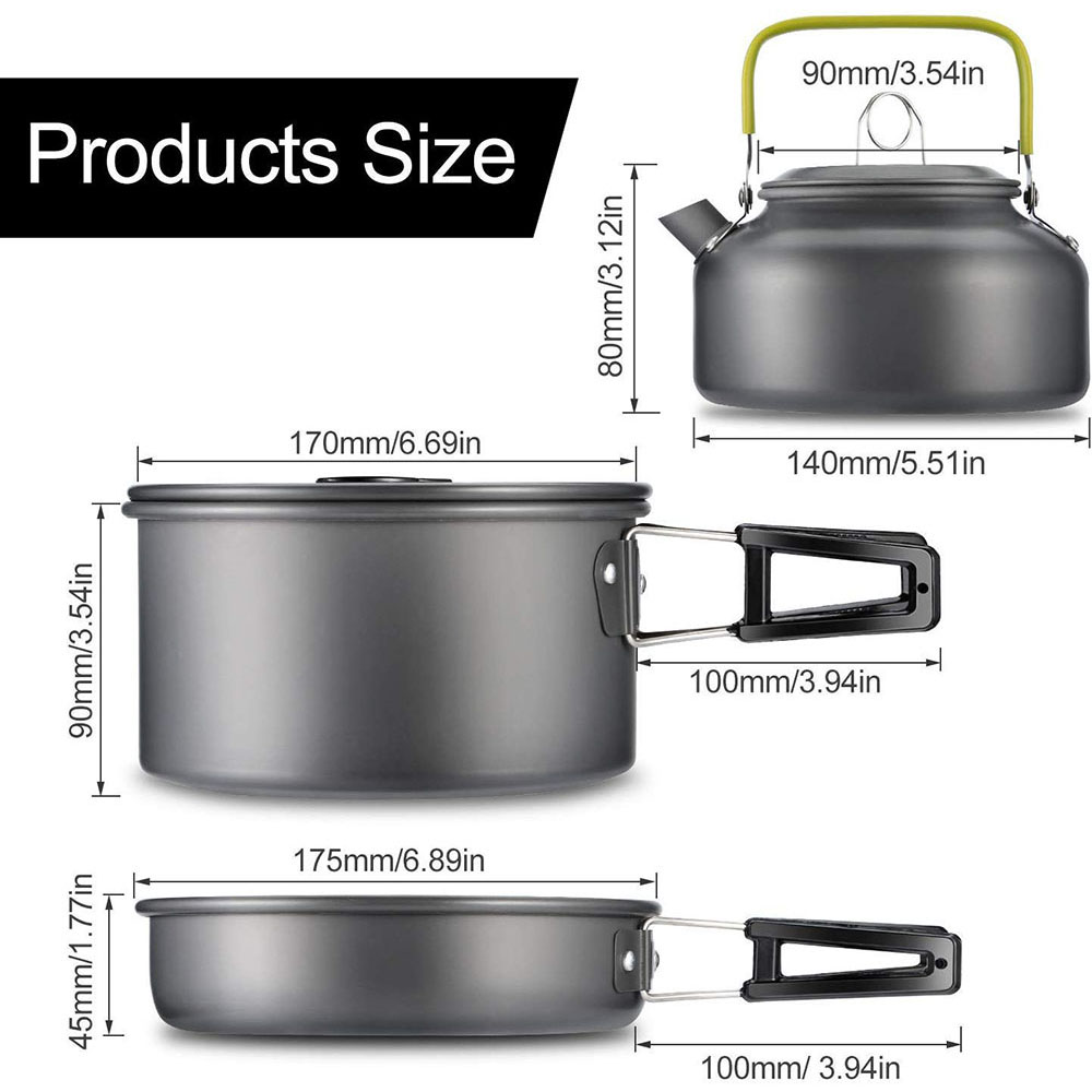 Set Peralatan Masak untuk Berk - Outdoor Camping Cooking Equipment ulasan dan harga