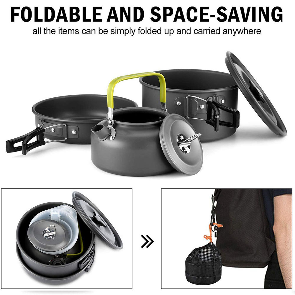 Set Peralatan Masak untuk Berk - Outdoor Camping Cooking Equipment ulasan dan harga